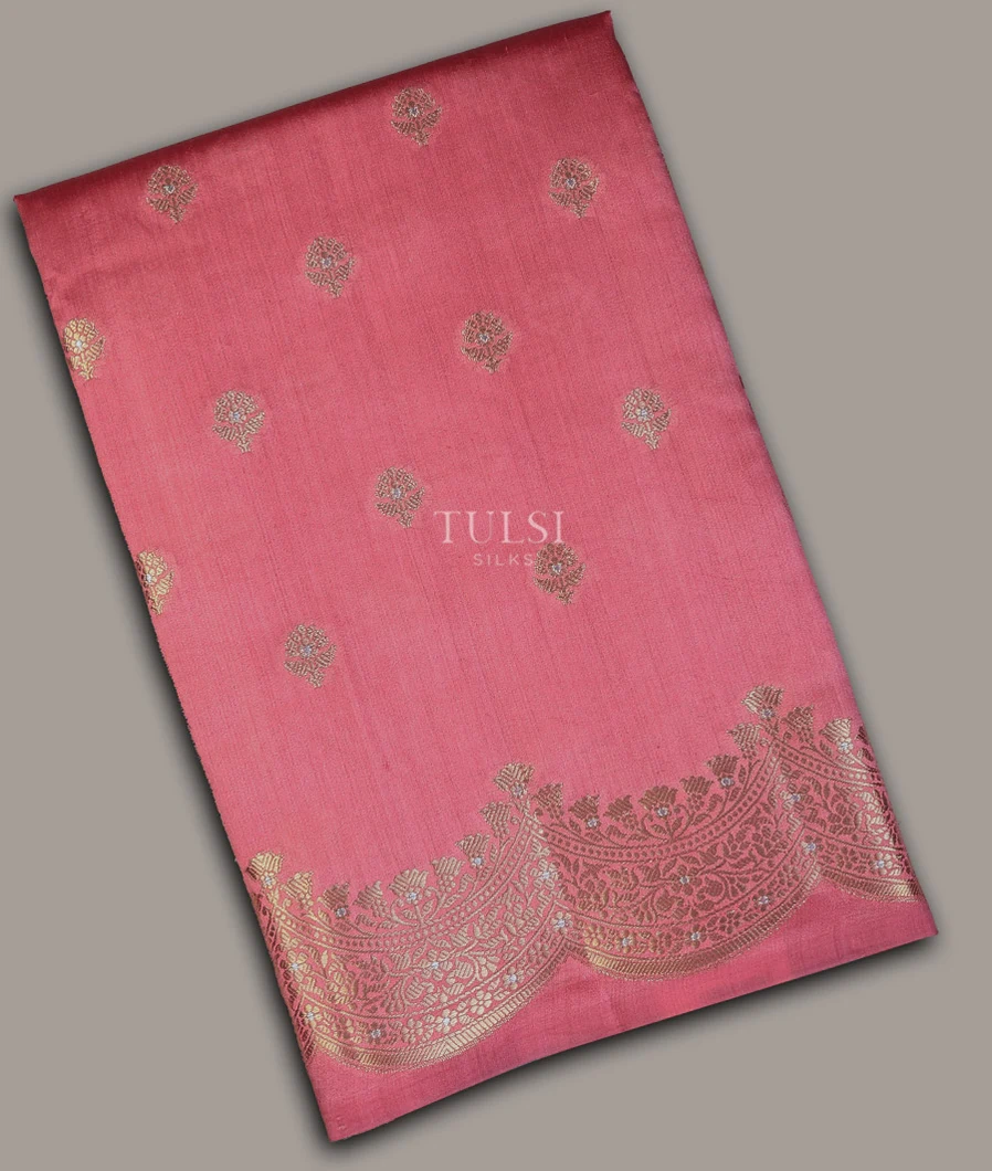 Pink Chaniya Silk Saree T689488-image