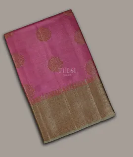 Pink Chaniya Silk Saree T693223-image