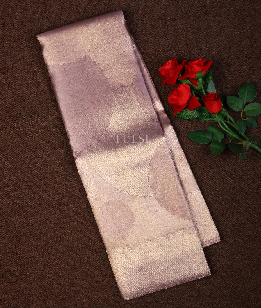 Dusty Pink Tissue Kanjivaram Silk Saree T692138-image