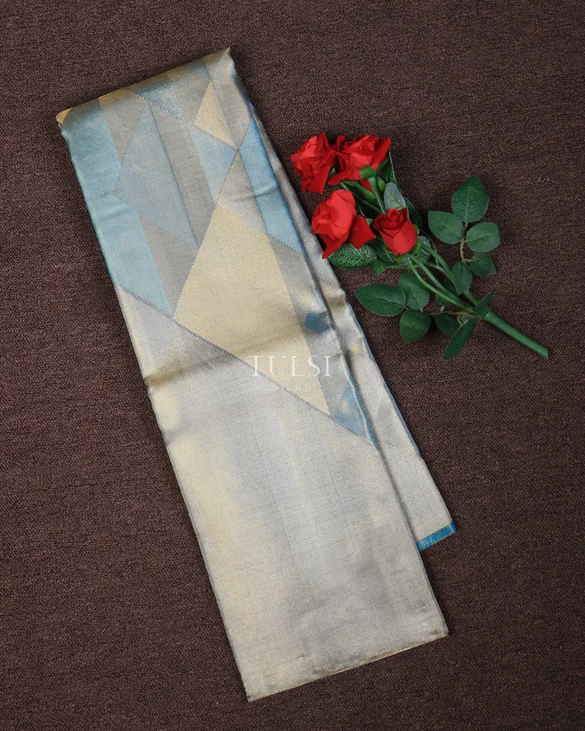 Blue Tissue Kanjivaram Silk Saree T667073-image