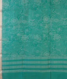 greenish-blue-tussar-printed-saree-t696575-t696575-d