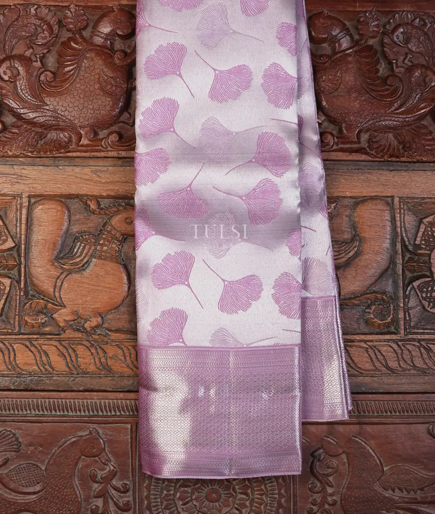 Silver and Pink Kanjivaram Silk Saree T700294-image