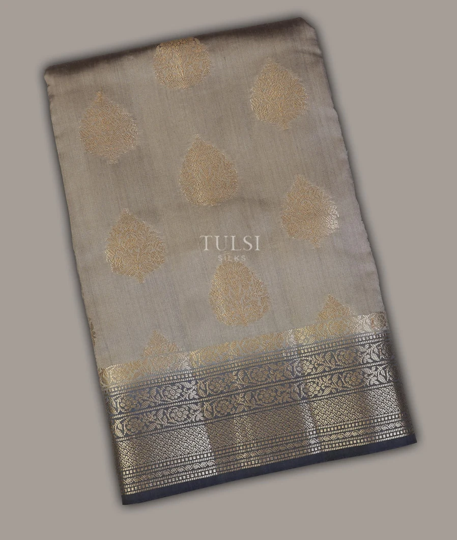 Grey Chaniya Silk Saree T665136-1-image