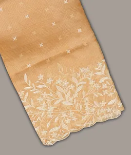 Yellow Silk Kota Embroidery Saree T693537-image