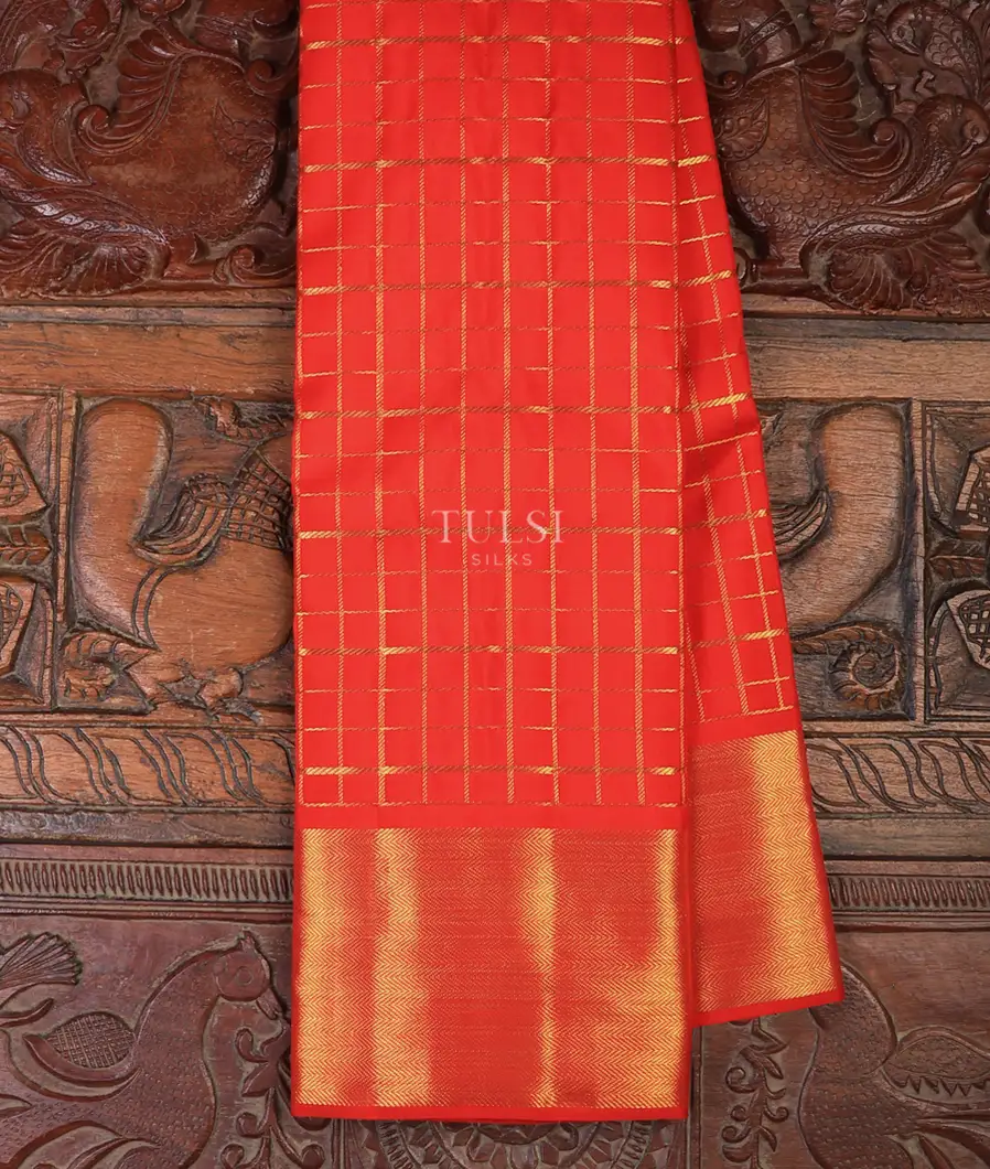 Red Kanjivaram Silk Saree T701937-image
