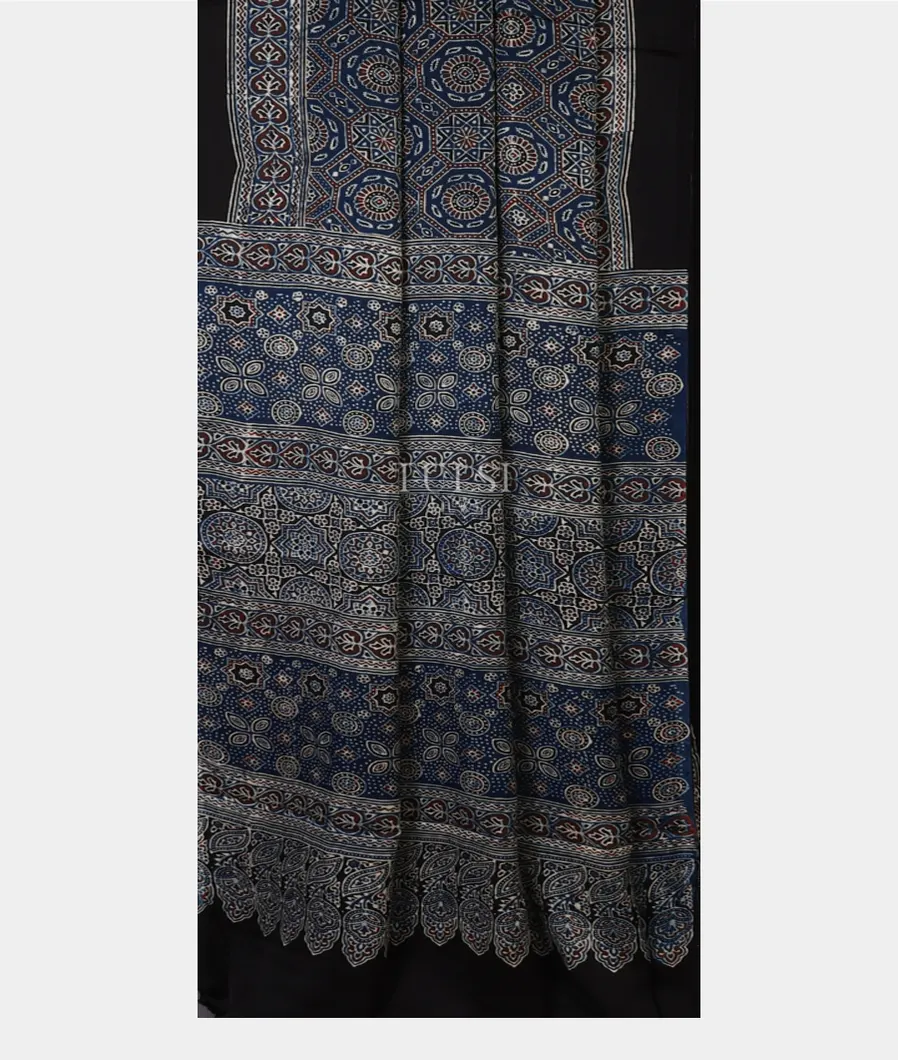 multicolour-ajrakh-printed-modal-silk-saree-t691724-t691724-b
