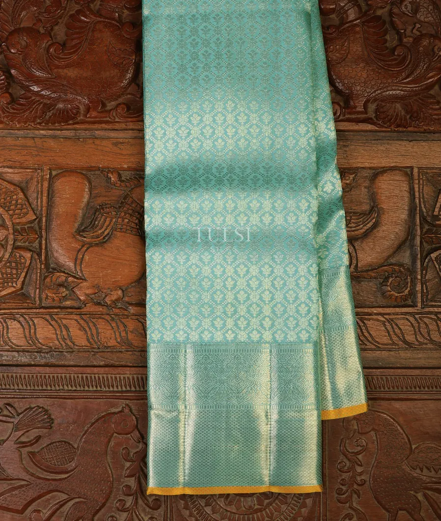 Light Blue Kanjivaram Silk Saree T699037-image