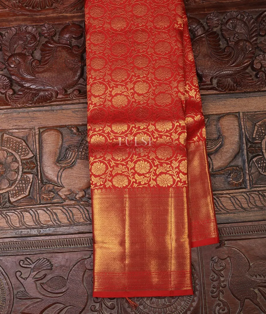 Red Kanjivaram Silk Saree T565973-image