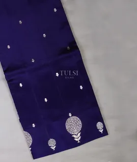 Blue Banaras Silk Saree T700033-image