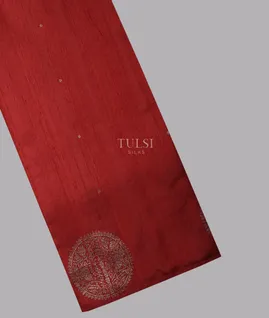 Red Banaras Tussar Saree T694592-image