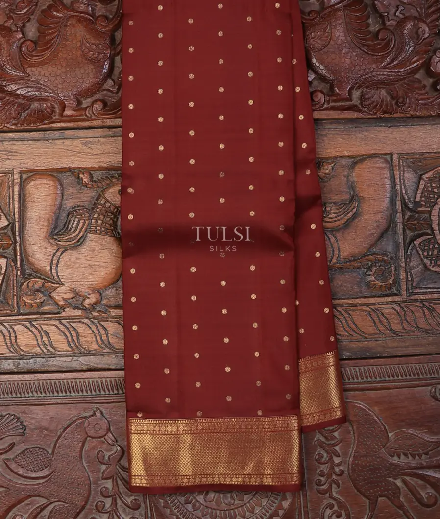 Maroon Soft Silk Saree T702248-image