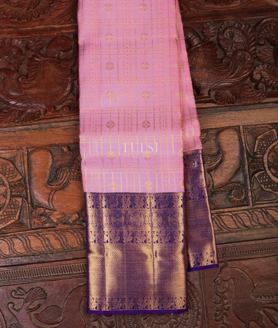 Pink Kanjivaram Silk Saree T672275-image