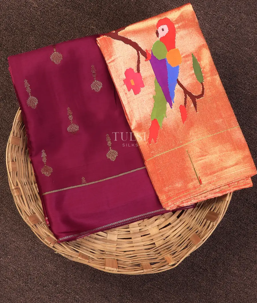 Pink Mysore Crepe Silk Saree T702672-image