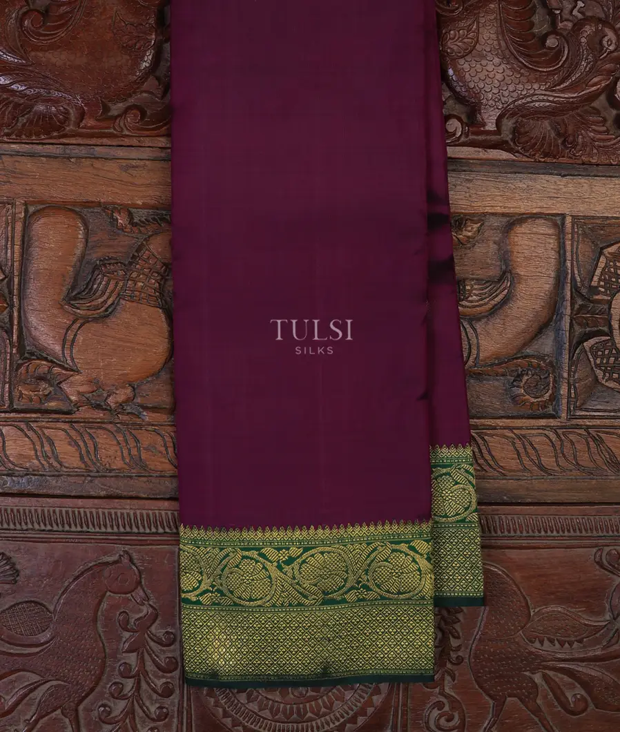 Purple Kanjivaram Silk Saree T658508-image