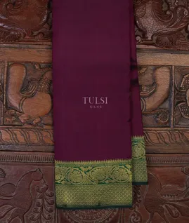 Purple Kanjivaram Silk Saree T658508-image