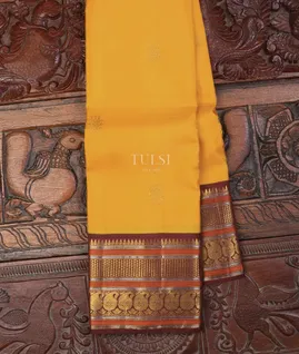 Yellow Kanjivaram Silk Saree T702700-image