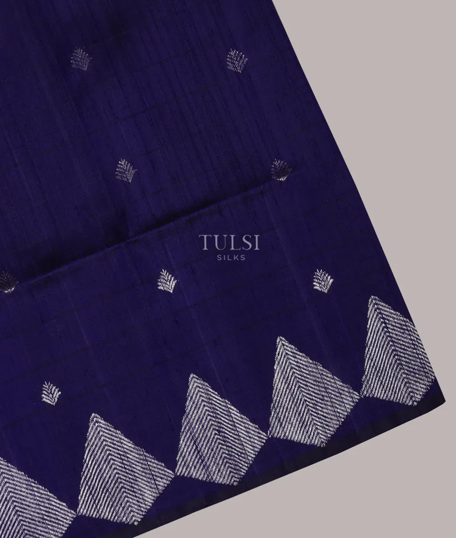 Royal Blue Soft Silk Saree T702477-image