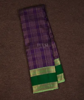 Purple Kanjivaram Silk Saree  T427041-1-image