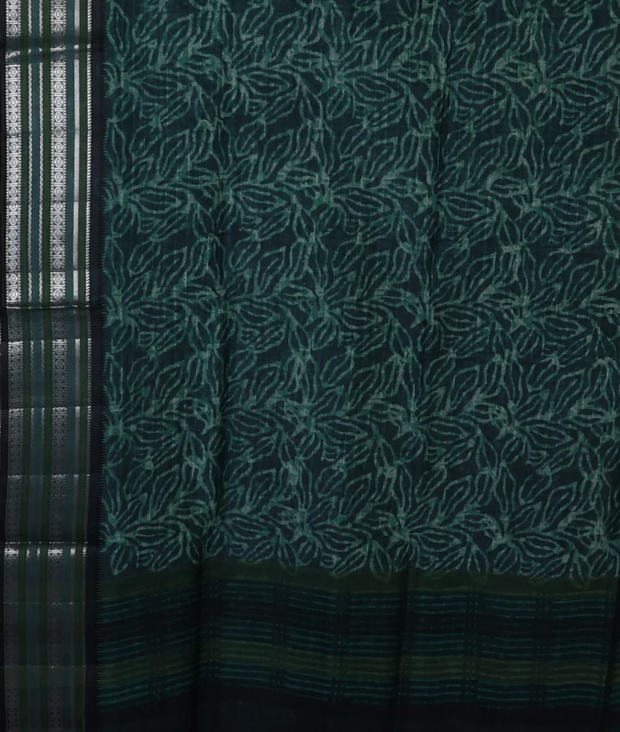 dark-green-and-blue-printed-cotton-saree-t703895-t703895-d