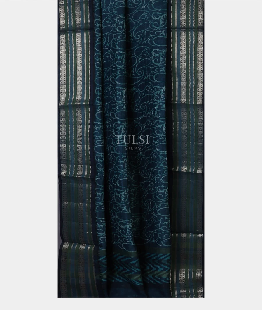 dark-blue-printed-cotton-saree-t703894-t703894-b