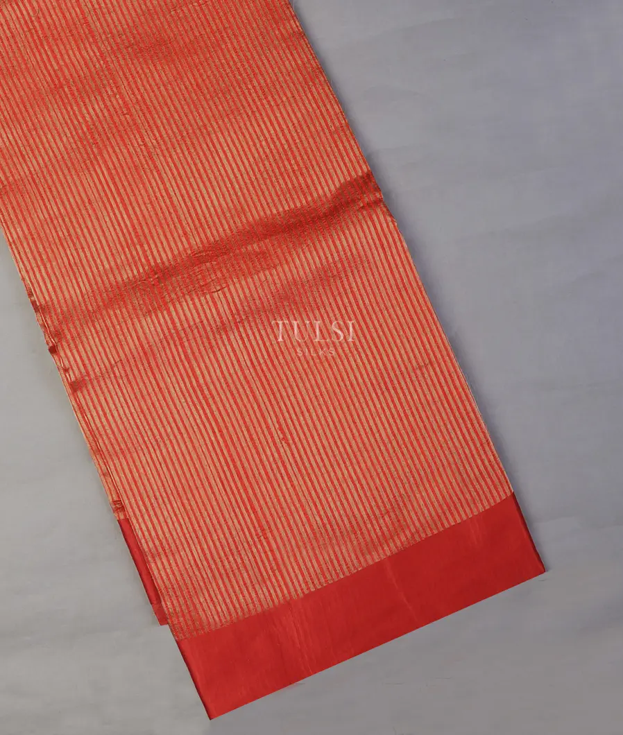 Red Banaras Silk Saree T702760-image