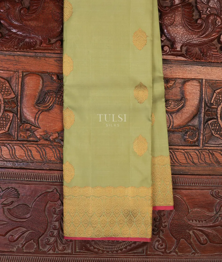 Green Kanjivaram Silk Saree T664717-image
