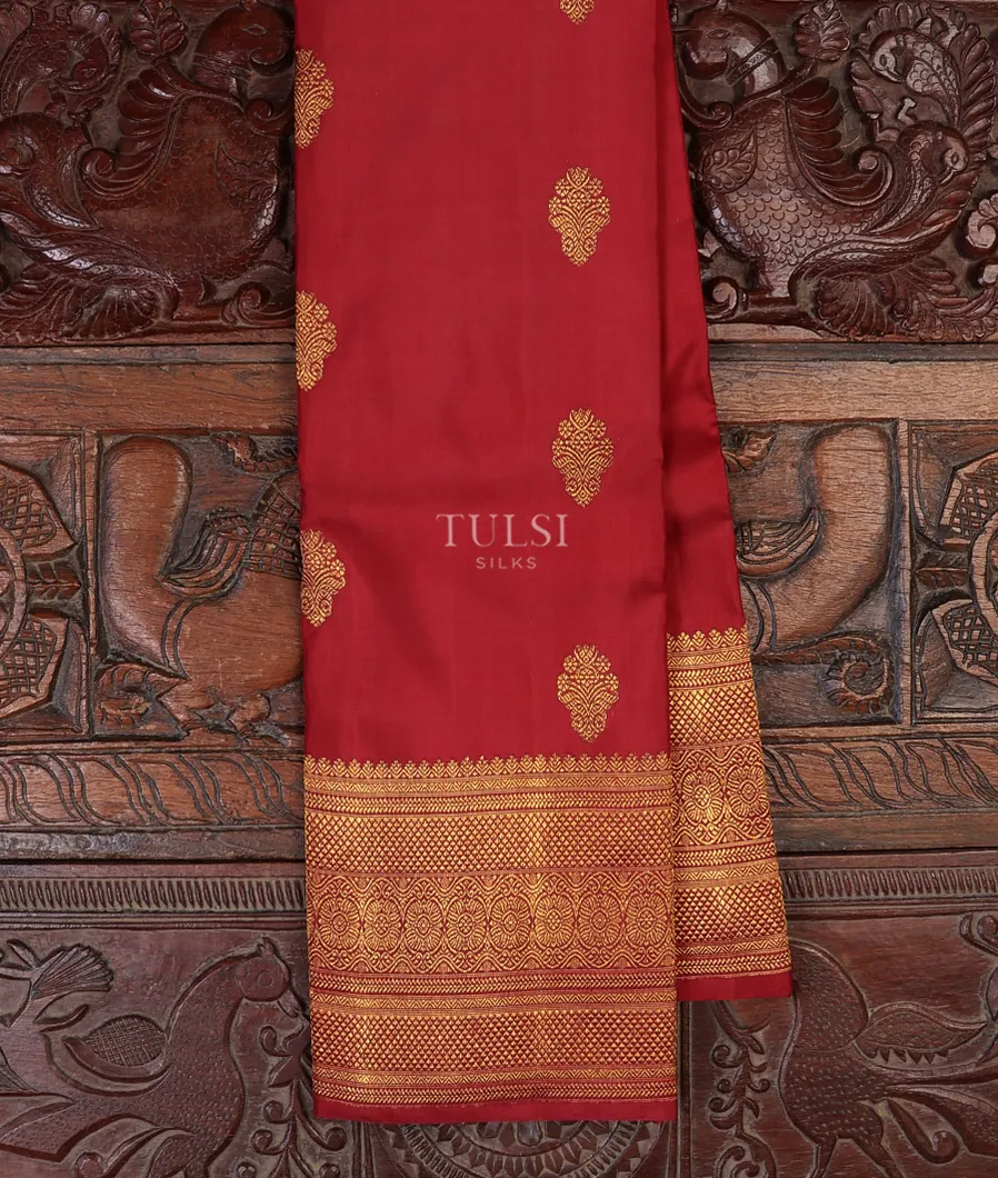 Red Kanjivaram Silk Saree T501532-1-image