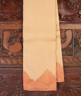 Beige Kanjivaram Silk Saree T664689-image