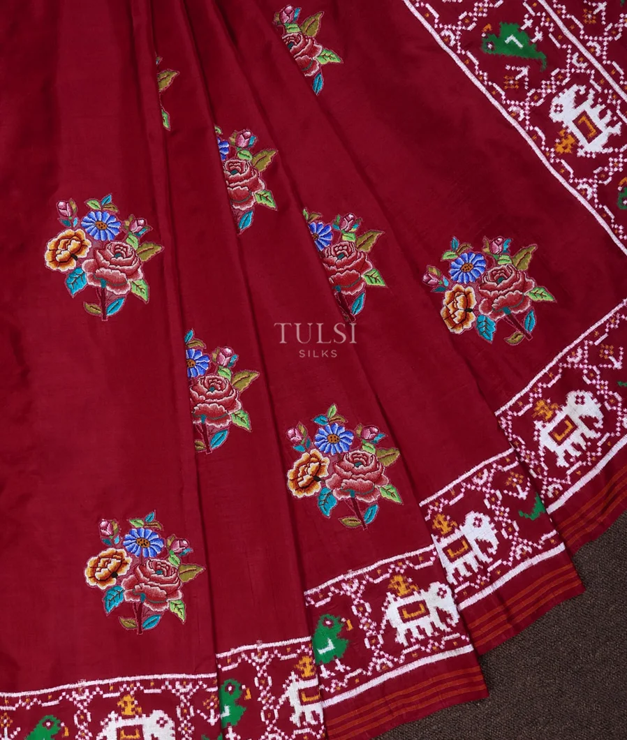 reddish-pink-patan-patola-silk-saree-with-embroidery-t674007-t674007-d