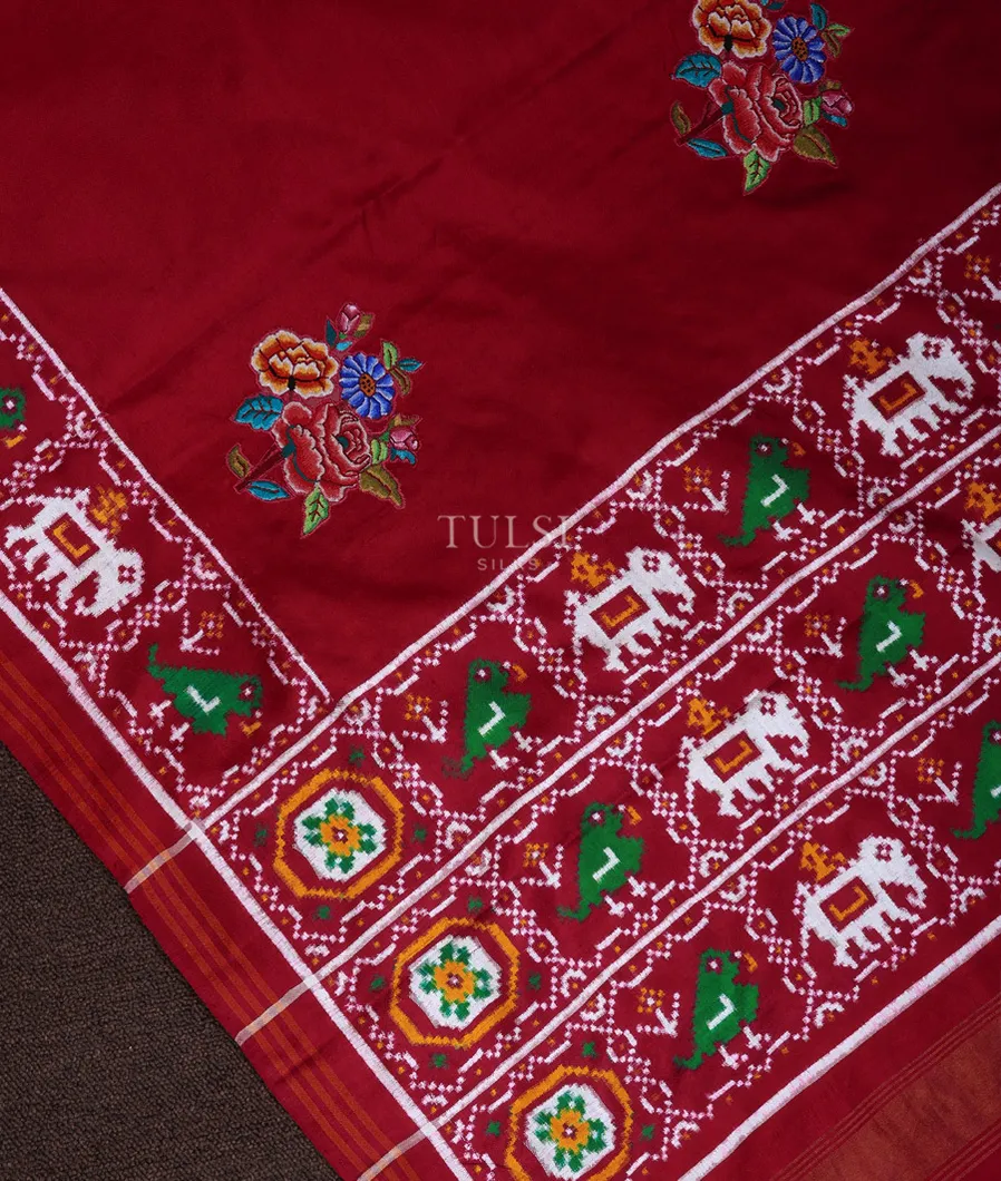 reddish-pink-patan-patola-silk-saree-with-embroidery-t674007-t674007-e