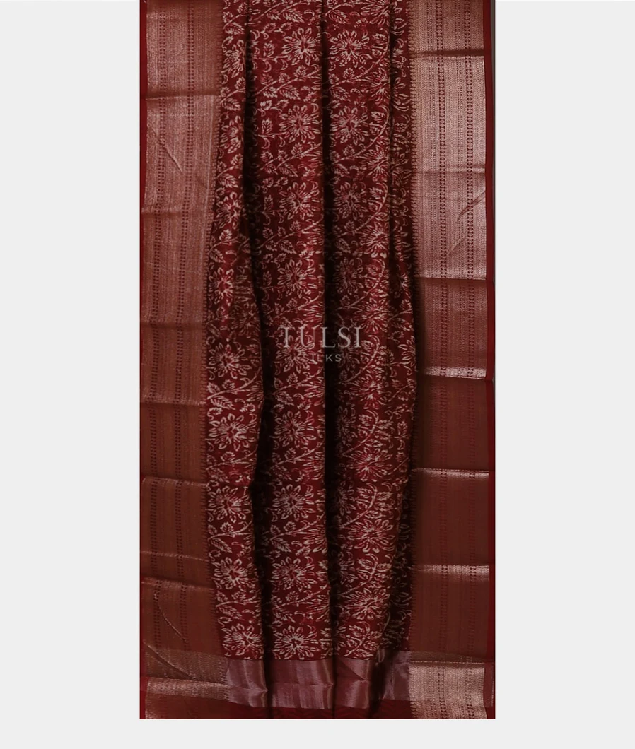 maroon-printed-cotton-saree-t697960-t697960-b