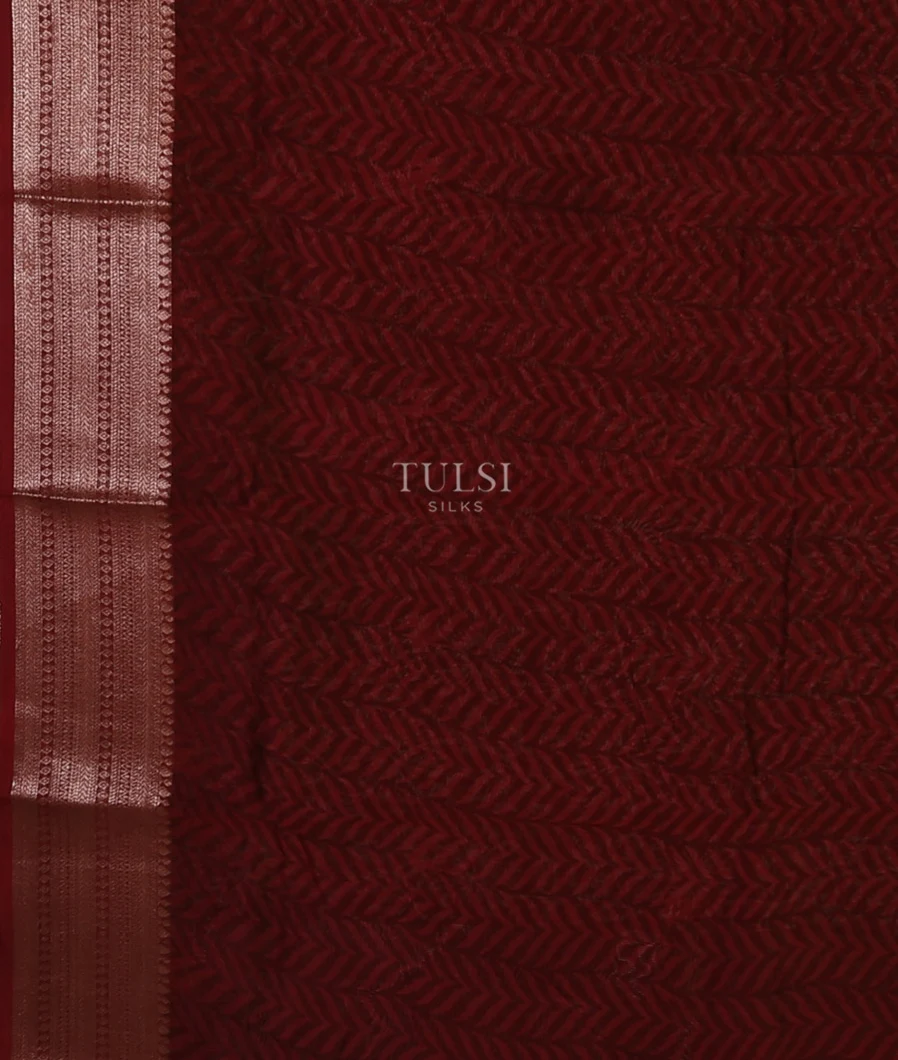 maroon-printed-cotton-saree-t697960-t697960-c