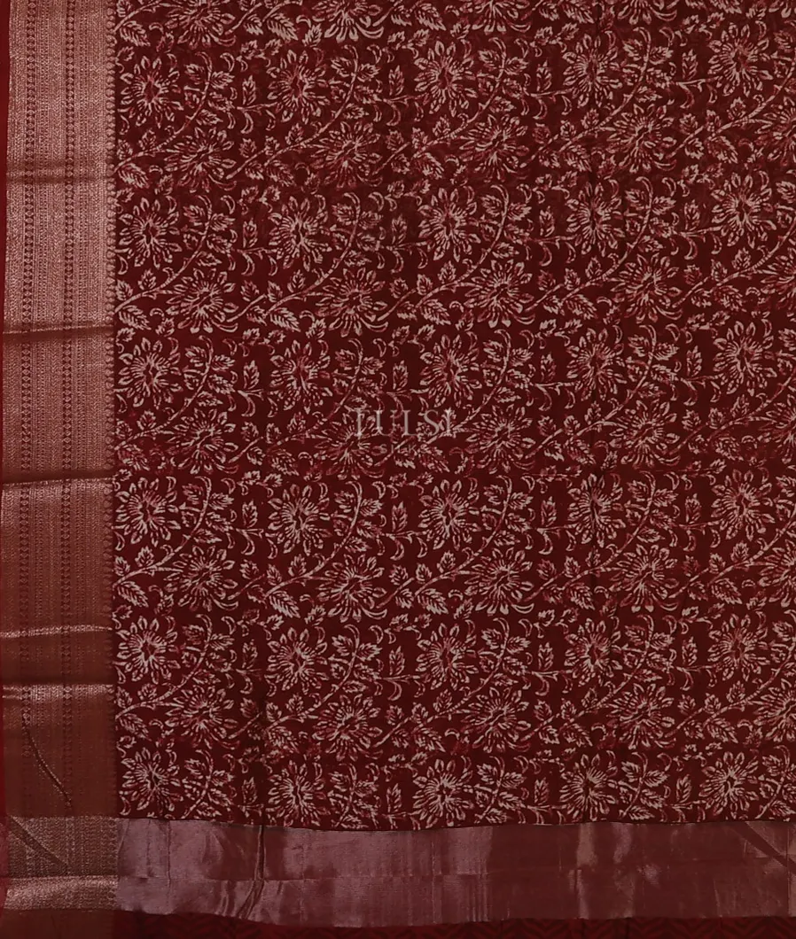 maroon-printed-cotton-saree-t697960-t697960-d