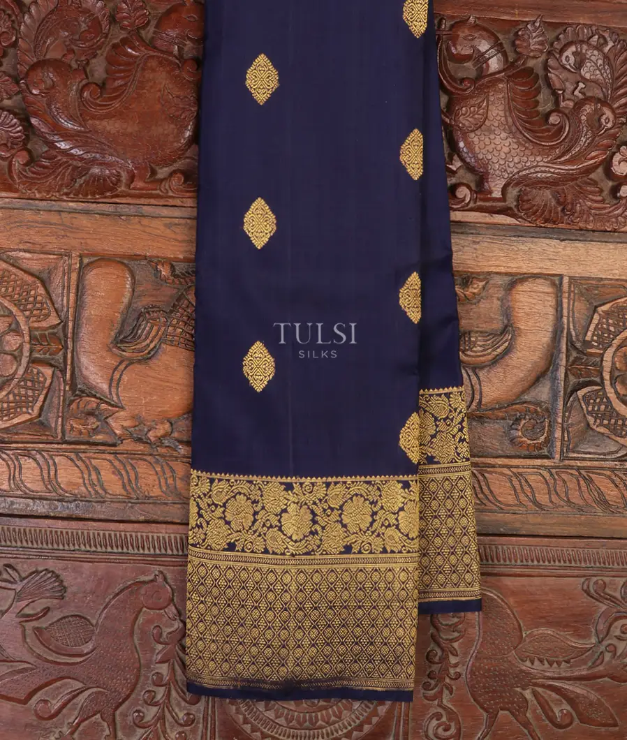 Blue Kanjivaram Silk Saree T664707-image