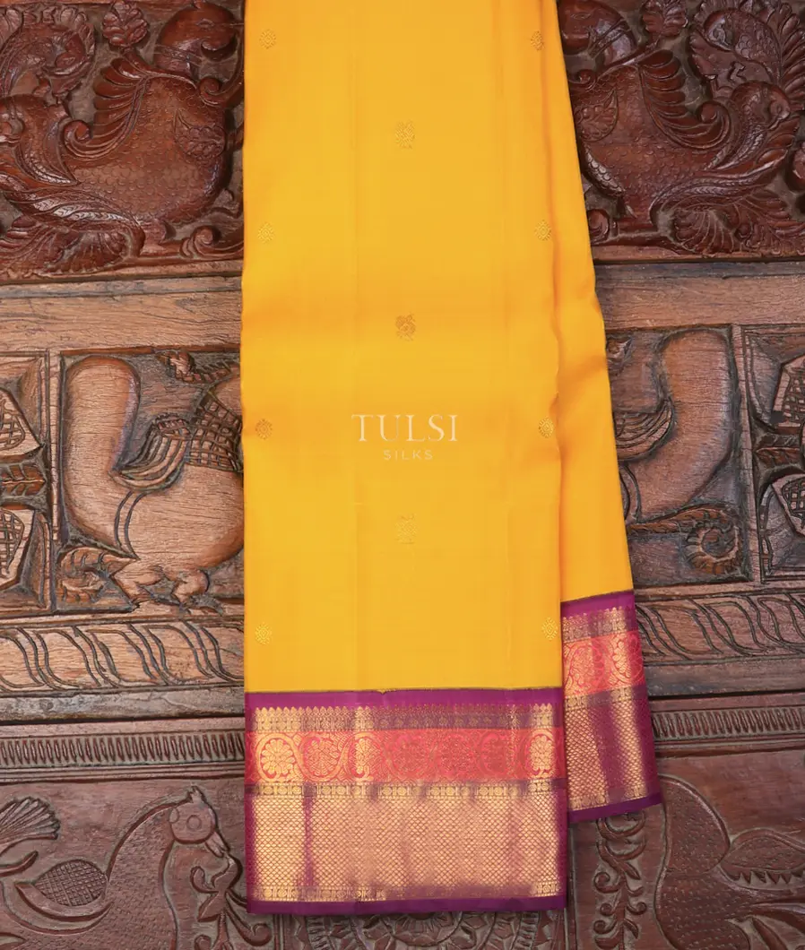 Yellow Kanjivaram Silk Saree T702199-image