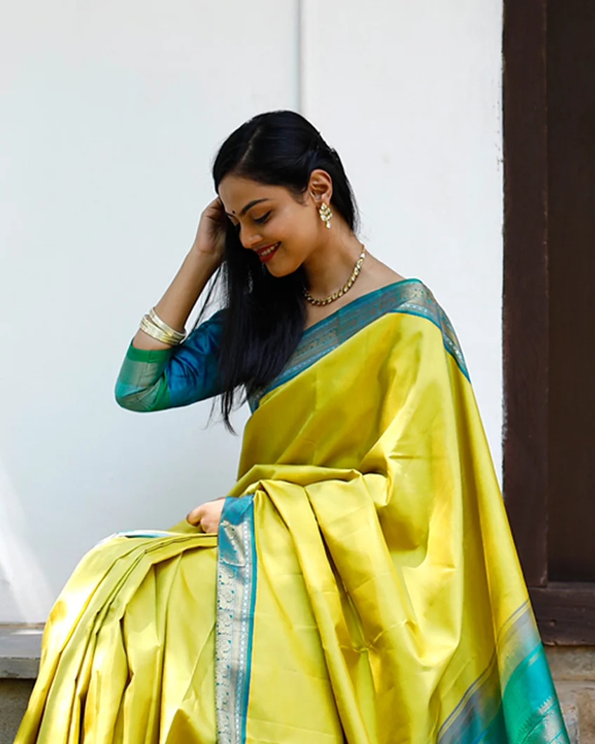 Green Kanjivaram Silk Saree T678009-image