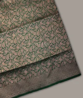 Green Banaras Silk Saree T708102-image