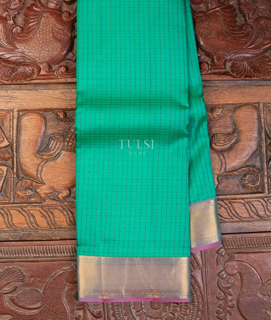 Green Soft Silk Saree T699713-image