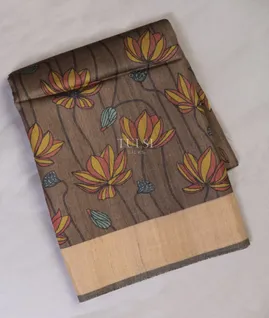 Grey Tussar Blouse T695087-image