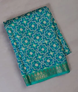 Blue Tussar Blouse T695080-image
