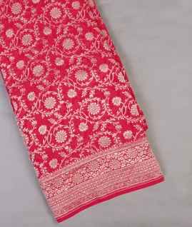 Pink Georgette Silk Saree T654533-1-image