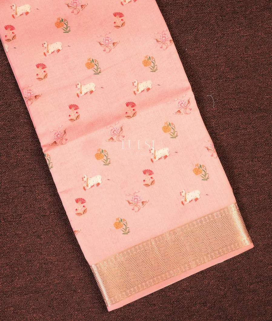 Light Pink Chaniya Silk Saree T706810-image