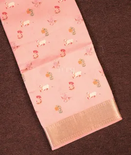 Light Pink Chaniya Silk Saree T706810-image