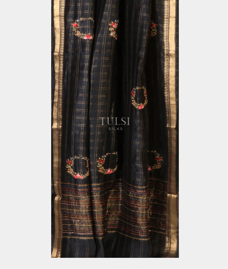 black-linen-embroidery-saree-t707146-t707146-b