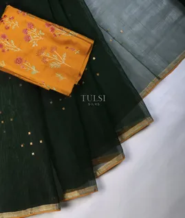 bottle-green-woven-organza-saree-t709233-t709233-b