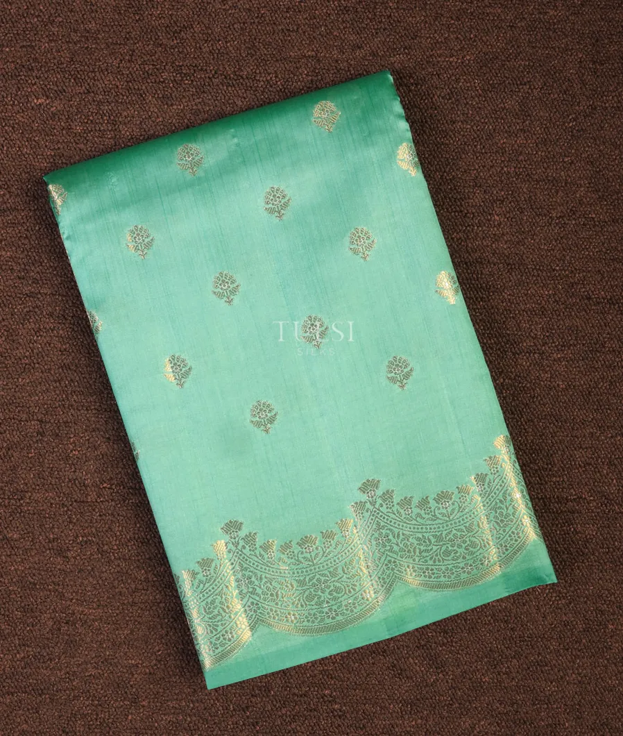 Blue Chaniya Silk Saree T707158-image