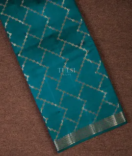 Blue Chaniya Silk Saree T706372-image