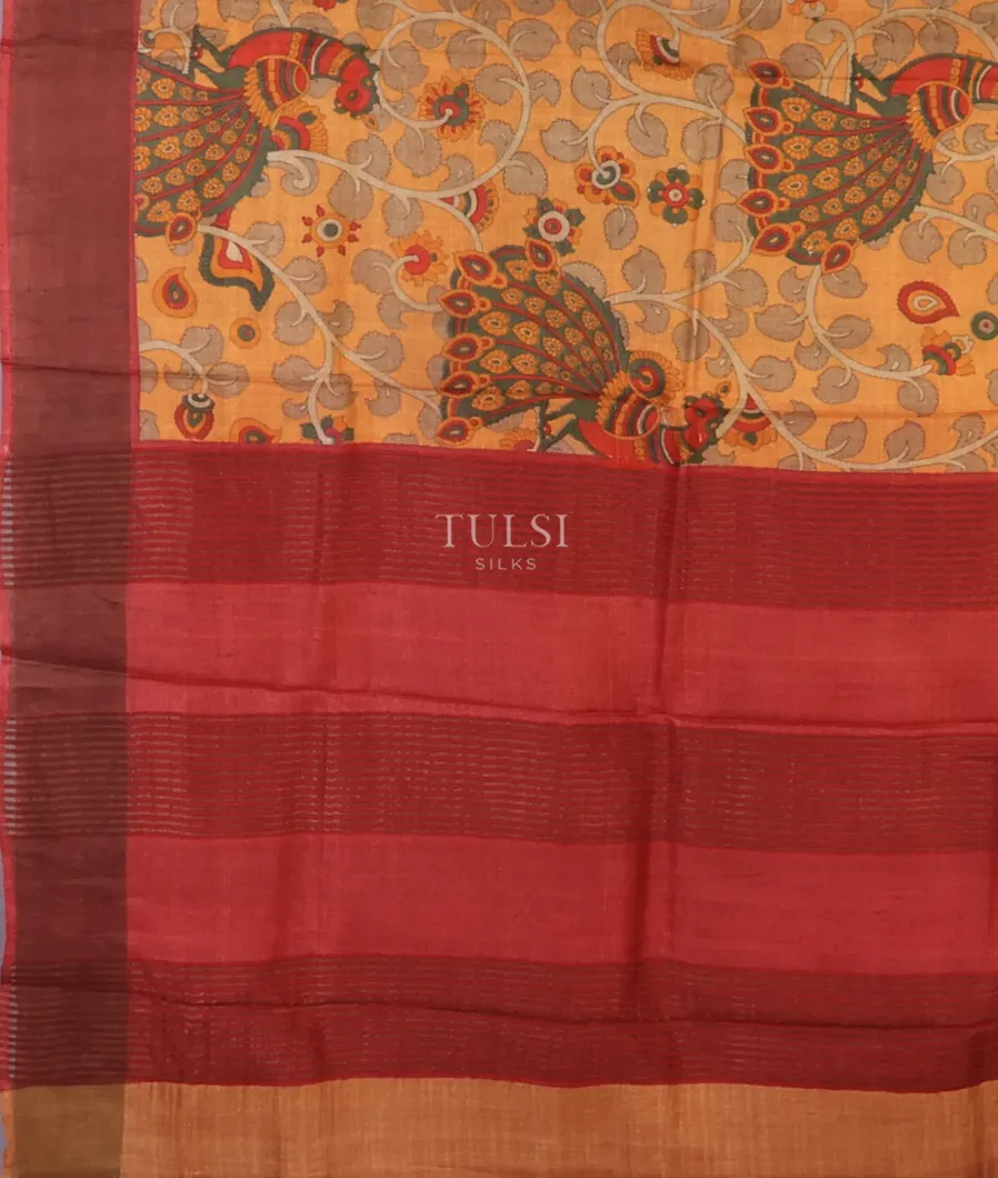 yellow-tussar-printed-saree-t708256-t708256-d