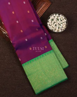 Purple Kanjivaram Silk Saree T693099-image