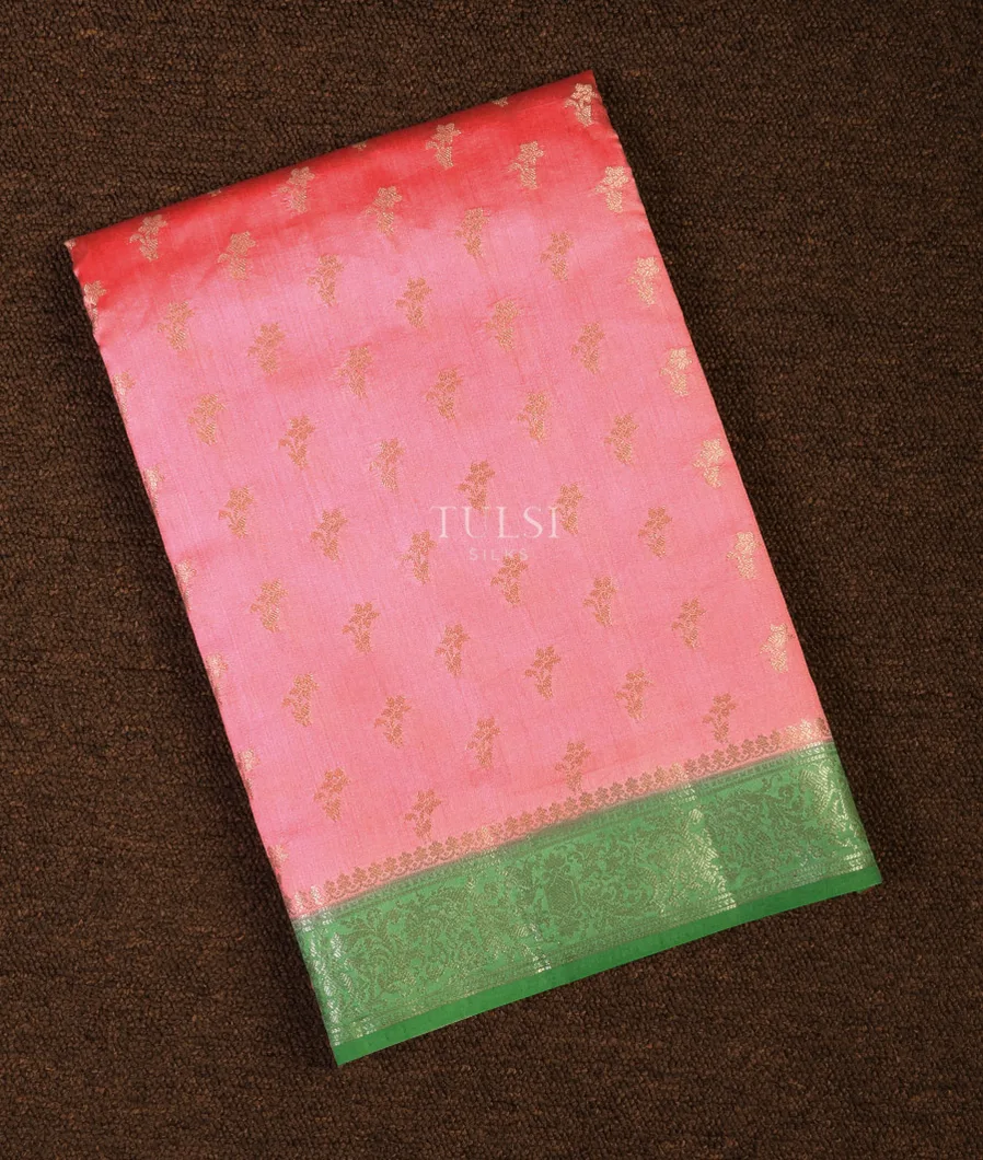 Pink Chaniya Silk Saree T705141-image